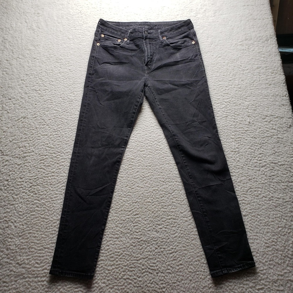 American Eagle Outfitters Jeans Mens 31x28 Gray Slim Skinny Airflex+ Denim Pants